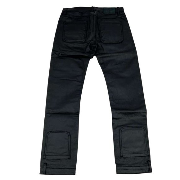 Static Denim | Men's Reverse Wax Denim Pants | Black | Size 32 - Picture 2 of 5